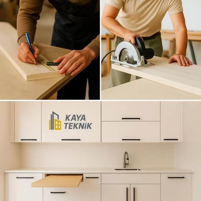 İzmir’de özel ölçü mutfak dolabı üretimi yapan Kaya Teknik, her mutfağa uygun tasarımlarla estetik ve işlevselliği bir araya getiriyor. Modern çizgiler, kaliteli malzeme ve profesyonel montaj ile mutfak alanlarını yeniliyor.